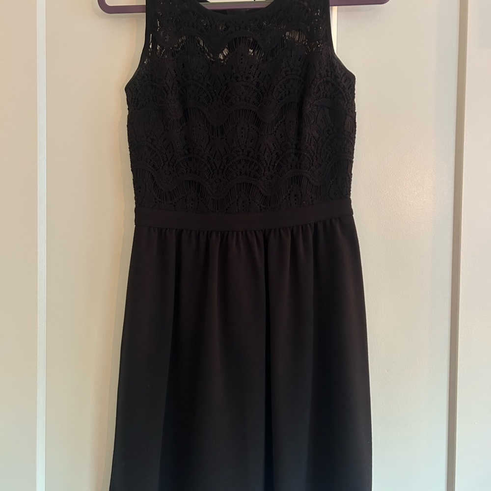 Lilly Pulitzer Black Lace Dress